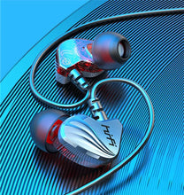 Load image into Gallery viewer, T2000 Waterproof Sports Binaural Wired Headset HIFI Metal Bass Earbud Headphone Sport Stereo Sound Noise Reduction Headset