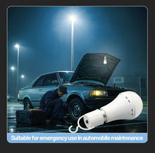 Load image into Gallery viewer, LED Rechargeable Bulb Light E27 7W 1500mAh Emergency Bulb 220V 110V for Home Power Outdoor Camping Failure Porch Garden Lamp