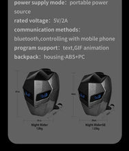 Load image into Gallery viewer, LED Backpack For Man Hard Shell LED Motorcycle Cycling Helmet Backpack for woman Business Travel Waterproof Laptop Backpack
