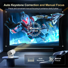 Load image into Gallery viewer, HY300 Pro HiFi Projector 4K Android 11 Dual Wifi6.0 BT5.0 H713 280ANSI 720P Built-in Cinema Sound Speaker Protable Mini Projetor