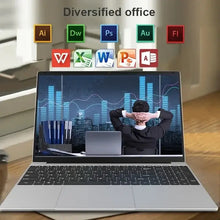 Load image into Gallery viewer, 15.6 Inch Laptop 32GB Ram 2TB SSD Windows 11 Notebook Pc Gamer Intel N5095 Office Computer with Backlit Fingerprint Wifi Camera