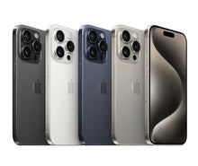 Load image into Gallery viewer, Unlocked iPhone 15 Pro 128/256/512GB 1TB ROM Dual eSIM 8GB RAM 6.1" Original Super Retina OLED Face ID NFC A16 15Pro 5G Phone
