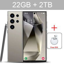 Load image into Gallery viewer, S24 Ultra 7.3HD Mobile Phones Original Smartphone 5G Dual SIM Android 14 Cell Phone Snapdragon 8 gen 3 Global Version Cellphones
