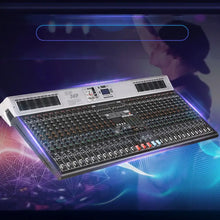 Load image into Gallery viewer, 26-channel Professional Audio Mixer Console +48V Phantom Power 99 DSP Effects Bluetooth USB Computer Play For Stage Performance