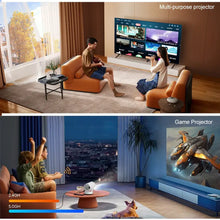Load image into Gallery viewer, HY300 Pro HiFi Projector 4K Android 11 Dual Wifi6.0 BT5.0 H713 280ANSI 720P Built-in Cinema Sound Speaker Protable Mini Projetor