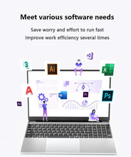 Load image into Gallery viewer, Portable Laptop Computer PC Windows 11 Intel Core i7 8500Y 15.6 Inch 20GB DDR 1TB SSD Office Laptops Fingerprint Unlock Notebook