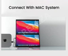 Load image into Gallery viewer, 15.6 Inch Dual Touch Screen Portable Monitor 1080P FHD With 360° Flip External Screen For PC Laptop Mac Phone Xbox PS4/5 Switch