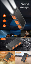 Load image into Gallery viewer, Hand Crank Solar Power Bank 30000mAh with Cable Camping Light PD 20W Fast Charging Powerbank for iPhone Xiaomi Samsung Powerbank
