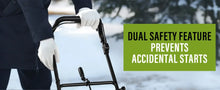 Load image into Gallery viewer, Deli Steelite 42V 20" Cordless Snow Blower – 850 Lbs/Min, Dual 4.0Ah Batteries & Charger Included – Effortless Snow Removal