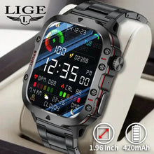 Load image into Gallery viewer, 2024 Rugged Military Smart Watch Men Outdoor Watches lP68 Waterproof 2.01" Al Voice Bluetooth Call Smartwatch For Android lOS