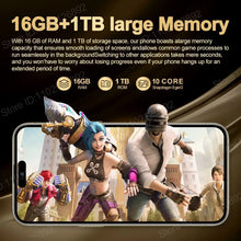 Load image into Gallery viewer, Original For Brand New XS16 Pro+ Smartphone 7.3 inch Full Screen 4G 5G Cell Phone 8000mAh Mobile Phones Global Version