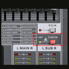 Load image into Gallery viewer, 26-channel Professional Audio Mixer Console +48V Phantom Power 99 DSP Effects Bluetooth USB Computer Play For Stage Performance