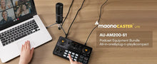 Load image into Gallery viewer, MaonoCaster Audio Interface Podcast Studio Sound Card Kit with Microphone for Live Streaming Recording Youtube PC\Phone,AM200-S1