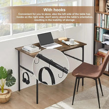 Load image into Gallery viewer, Water Proof Writing Work Adjustable Feet Computer Desk for Small Space/Home Office/Dormitory, 43 Inch