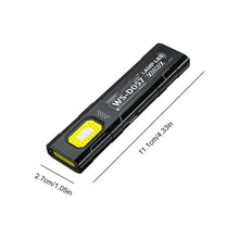 Load image into Gallery viewer, Powerful Mini COB LED Keychain Flashlight USB C Rechargeable Hanging Work Light Waterproof Keyring Camping Walking Pocket Lamp