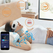 Load image into Gallery viewer, Eye Massager with Heat Smart Eye Care Device with Music for Migraines Relax Reduce Eye Strain Dark Circles Eye Bag Improve Sleep
