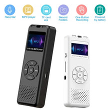 Load image into Gallery viewer, 32/64GB Digital Voice Recorder MP3 Player Mini Sound Audio Recorder Professional Recording Dictaphone Built-in Speaker FM Radio