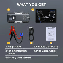 Load image into Gallery viewer, 12V Portable Car Jump Starter Automatic Battery Booster Charger