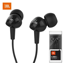 Load image into Gallery viewer, JBL C100SI In-Ear Wired Stereo Headphones for Online Classes, Meetings, Gaming, Laptop Use, with Microphone for Calls, Airy