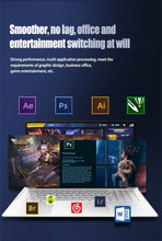 Load image into Gallery viewer, 15.6 Inch Laptop 32GB Ram 2TB SSD Windows 11 Notebook Pc Gamer Intel N5095 Office Computer with Backlit Fingerprint Wifi Camera