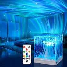 Load image into Gallery viewer, Dynamic Aurora Northern Lights Water Ripple Projector Night Light