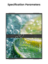 Load image into Gallery viewer, 15.6 Inch Dual Touch Screen Portable Monitor 1080P FHD With 360° Flip External Screen For PC Laptop Mac Phone Xbox PS4/5 Switch