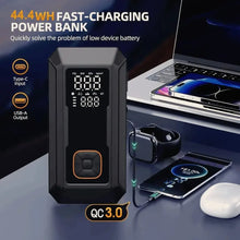 Load image into Gallery viewer, YINGBOOST Car Jump Starter with Air Pump Peak 4000A Jump Starter&150PSI Air Compressor, Portable Auto Power Bank ,Tire Inflator
