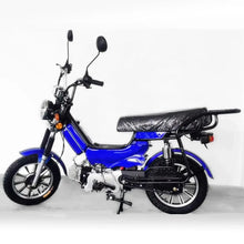 Load image into Gallery viewer, New 49cc moped motorcycle mini gas bike with pedal cycling and e-mark EEC COC no requirement license