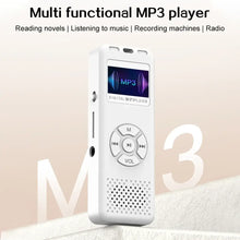 Load image into Gallery viewer, 32/64GB Digital Voice Recorder MP3 Player Mini Sound Audio Recorder Professional Recording Dictaphone Built-in Speaker FM Radio