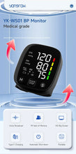 Load image into Gallery viewer, Yongrow Rechargeable Digital Wrist Blood Pressure Monitor Sphygmomanometer Tonometer Tensiometer Heart Rate Meter BP Monitor