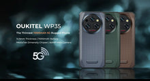 Load image into Gallery viewer, Oukitel WP35 5G Rugged Smartphone 6.6" 2.4K 11000 mAh 24GB+256GB Mobile Phone Android 14 64 MP NFC Cell Phone
