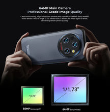Load image into Gallery viewer, Oukitel WP35 5G Rugged Smartphone 6.6" 2.4K 11000 mAh 24GB+256GB Mobile Phone Android 14 64 MP NFC Cell Phone