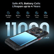Load image into Gallery viewer, Oukitel WP35 5G Rugged Smartphone 6.6" 2.4K 11000 mAh 24GB+256GB Mobile Phone Android 14 64 MP NFC Cell Phone