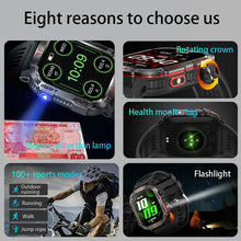 Load image into Gallery viewer, 2024 New For Xiaomi Military Smart Watch Men IP68 5ATM Outdoor Sports Fitness Tracker Health Monitor 2.01" BT Call Smartwatch