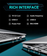 Load image into Gallery viewer, Portable Laptop Computer PC Windows 11 Intel Core i7 8500Y 15.6 Inch 20GB DDR 1TB SSD Office Laptops Fingerprint Unlock Notebook