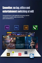 Load image into Gallery viewer, Game Laptop 15.6-inch HD Screen Windows 11 Business Office