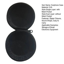 Load image into Gallery viewer, Earphone Storage Case With Zipper Ear Bud Storage Box Headset Headphone Mini Data Cable Storage Pouch Travel Earphone Accessory
