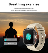 Load image into Gallery viewer, 2024 Rugged Military Smart Watch Men Outdoor Watches lP68 Waterproof 2.01" Al Voice Bluetooth Call Smartwatch For Android lOS