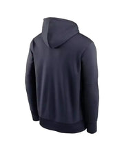 Load image into Gallery viewer, Back view of men’s Chicago Bears Performance Pullover Hoodie by Nike, made from polyester, US origin.