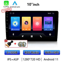 Load image into Gallery viewer, Android 13 2 Din Car Radio Auto radio 64G 7"/9"/10" Universal WIFI GPS Car Audio Multimedia Player For Hyundai Nissan Toyota Kia