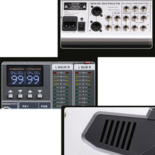 Load image into Gallery viewer, 26-channel Professional Audio Mixer Console +48V Phantom Power 99 DSP Effects Bluetooth USB Computer Play For Stage Performance
