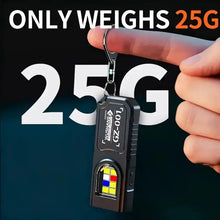 Load image into Gallery viewer, Powerful Mini COB LED Keychain Flashlight USB C Rechargeable Hanging Work Light Waterproof Keyring Camping Walking Pocket Lamp