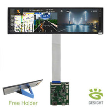 Load image into Gallery viewer, 8.8 Inch Long Strip LCD Screen 1920*480 HSD088IPW1 HD-MI Driver Board Second Monitor Aida64 Sub Display CPU GPU Information