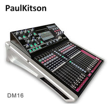 Load image into Gallery viewer, Paulkitson DM16 18Channel Professional Digital mixing Dj Mixer Audio Console Mixer Professional Stage Performance