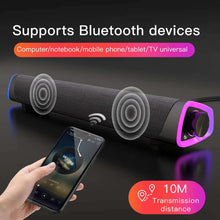 Load image into Gallery viewer, 3D Surround Soundbar Bluetooth 5.0 Speaker Wired Computer Speakers Stereo Subwoofer Sound bar for Laptop PC Theater TV Aux 3.5mm