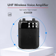 Load image into Gallery viewer, Retekess TR619 Megaphone Portable 3W FM Recording Voice Amplifier Teacher Microphone Speaker With Mp3 Player FM Radio Recorder