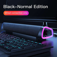 Load image into Gallery viewer, 3D Surround Soundbar Bluetooth 5.0 Speaker Wired Computer Speakers Stereo Subwoofer Sound bar for Laptop PC Theater TV Aux 3.5mm