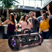 Load image into Gallery viewer, 16W Portable Column Bluetooth-compatible Speaker Move KTV 3D Sound System Sound Bar Subwoofer Music Wireless Speaker USB