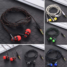 Load image into Gallery viewer, High Quality Wired Earphone Brand New Stereo In-Ear 3.5mm Nylon Weave Cable Earphone Headset With Mic For Laptop Smartphone #20 at $18.99 only from Harper29