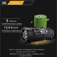 Load image into Gallery viewer, 16W Portable Column Bluetooth-compatible Speaker Move KTV 3D Sound System Sound Bar Subwoofer Music Wireless Speaker USB